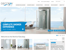 Tablet Screenshot of decobay-bathroom.com